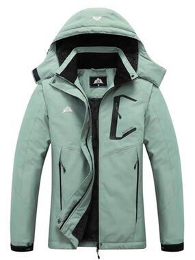 Womens Ski Jacket Waterproof Snowboard Winter Coat Hooded Insulated Warm